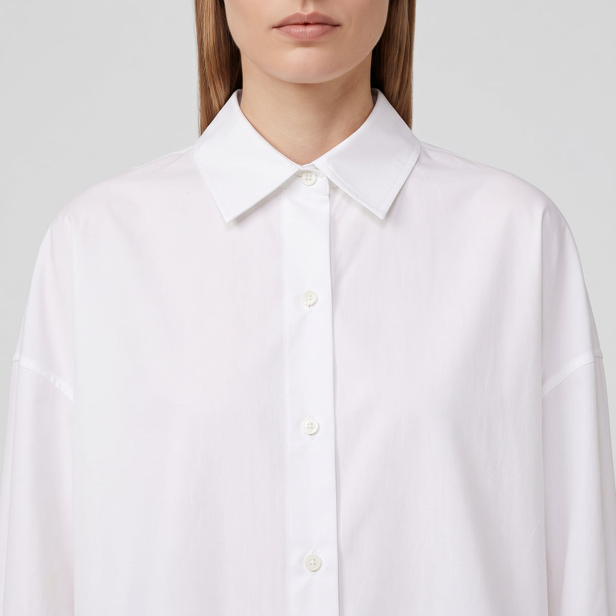 ALBERTA FERRETTI Layered White Cotton Shirt - view 3