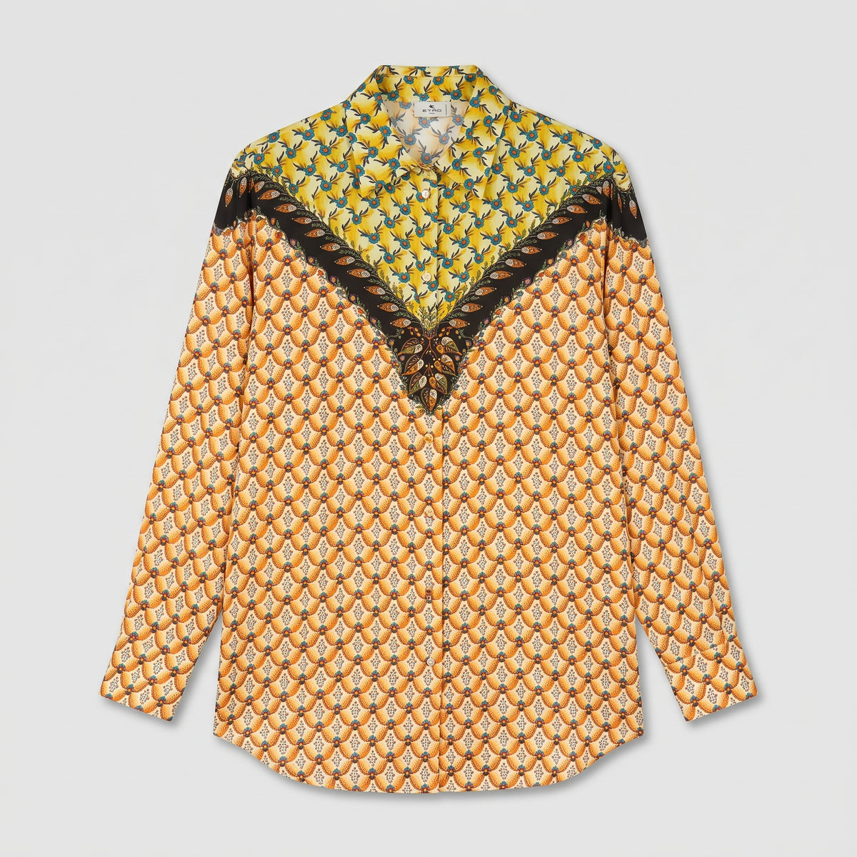 ETRO Multi-Patterned Long Sleeve Shirt