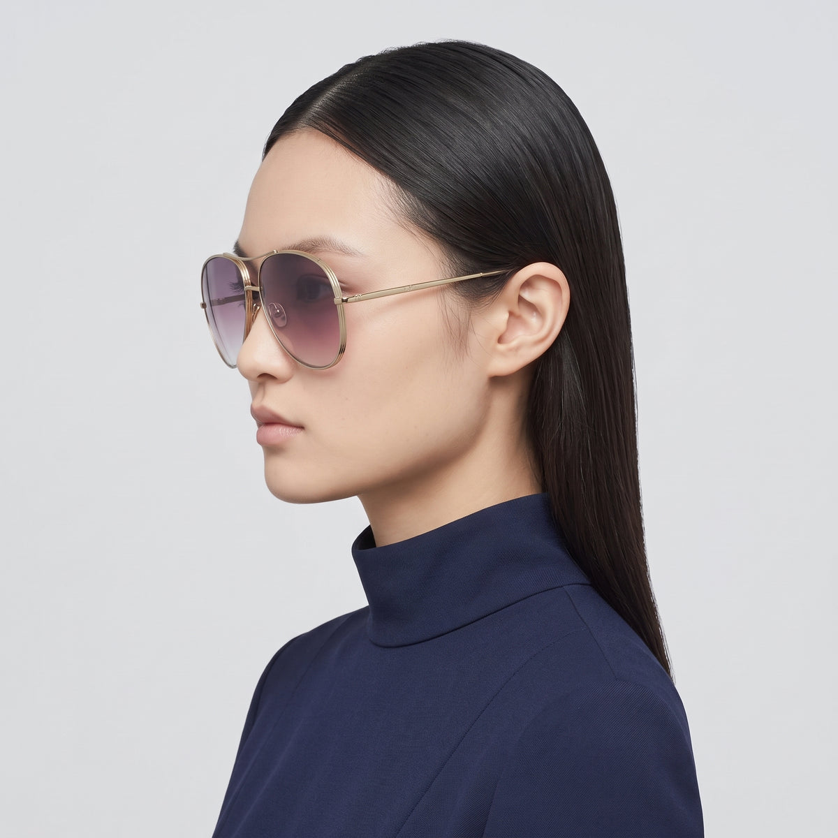 Classic Gradient Aviator Sunglasses