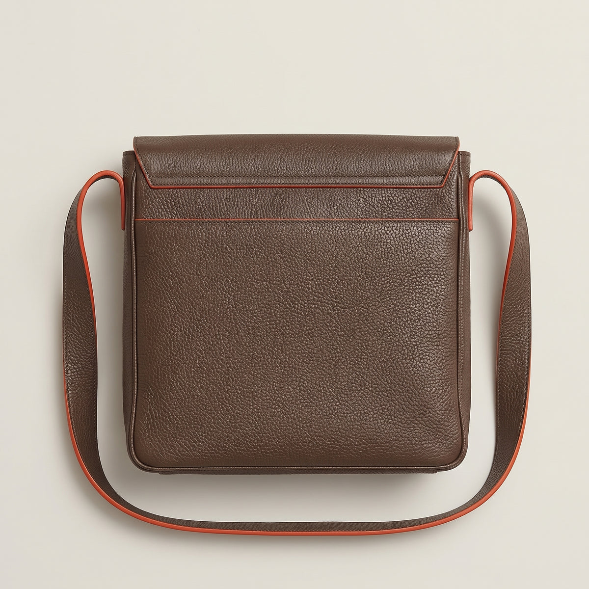 Brown Leather Messenger Bag
