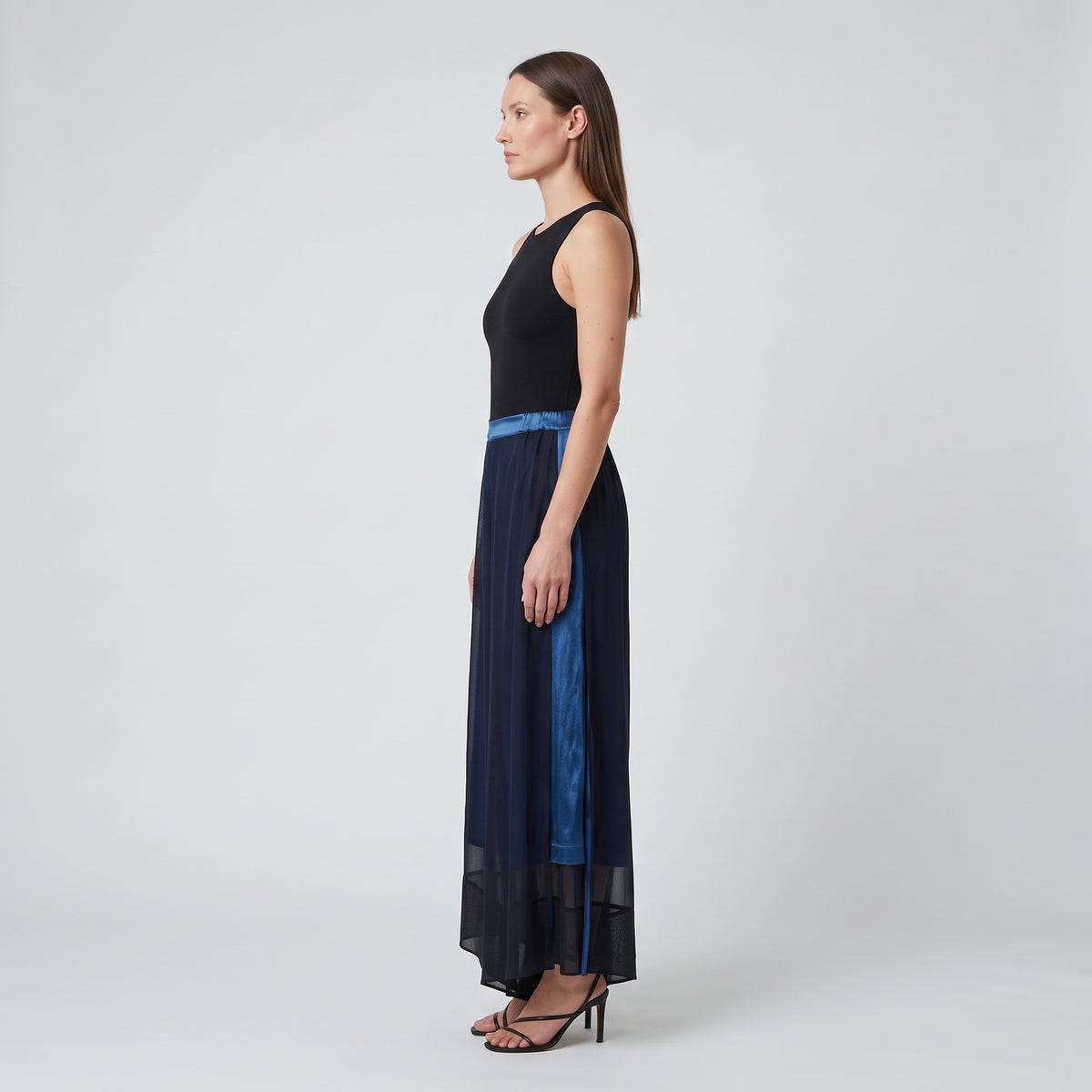 MIIN Sheer Layered Satin Pants - view 8