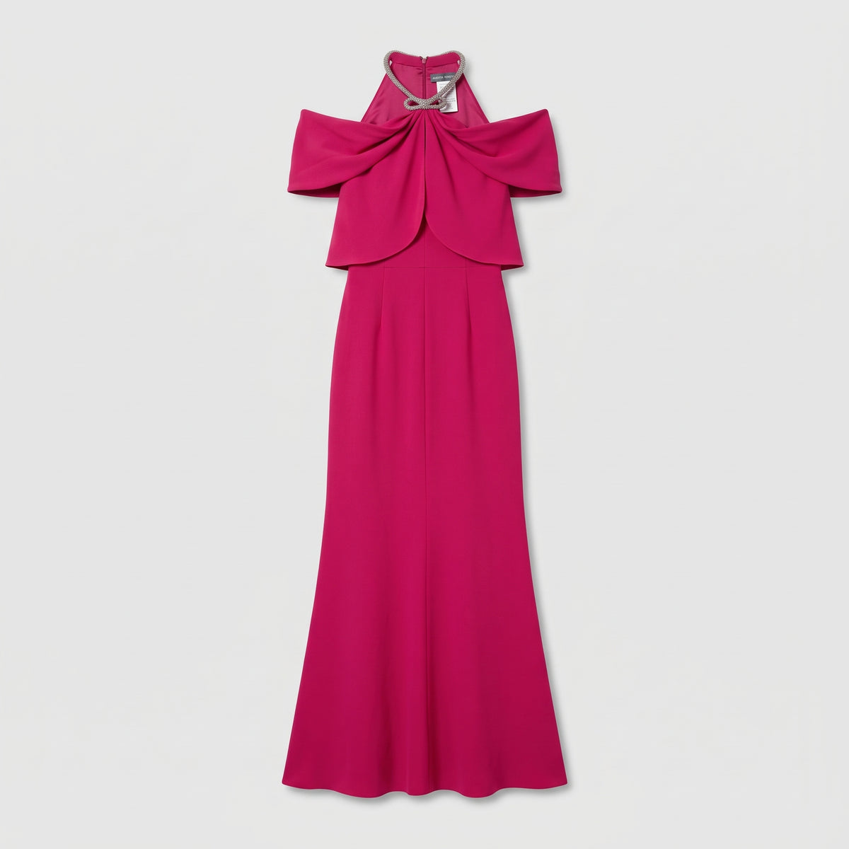 Fuchsia Halter Neck Gown
