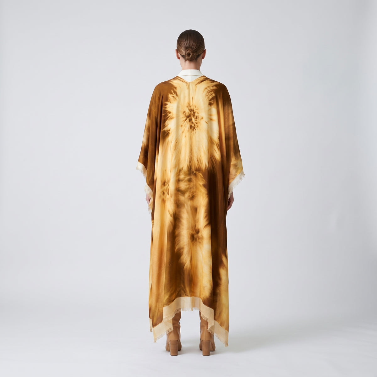 MAISON PASSAGE Sunburst Tie-Dye Open Kimono - view 5