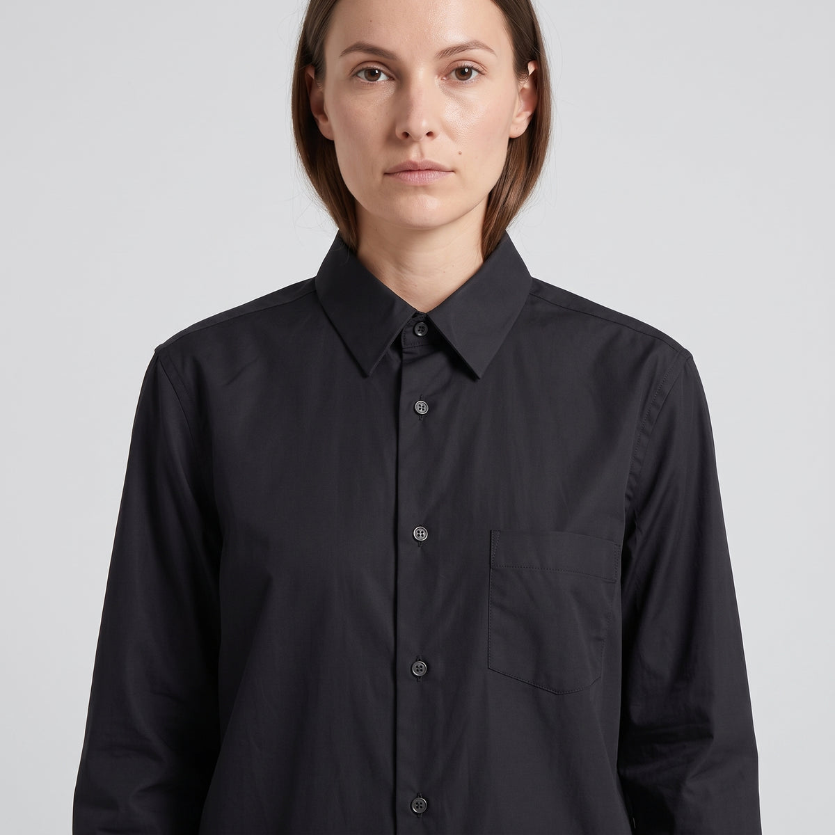 CDG CDG Minimalist Black Longline Shirt - view 2