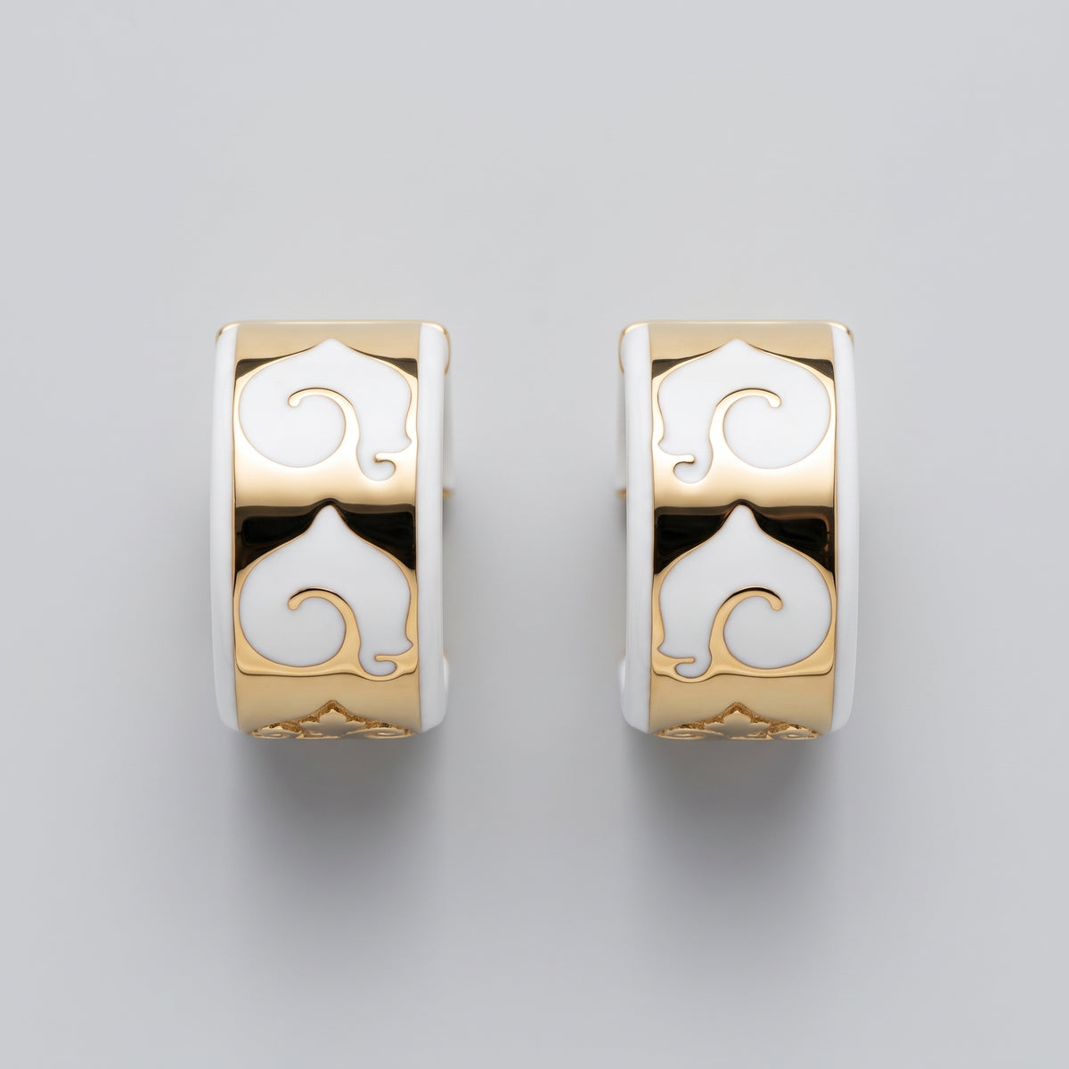 CHANTECLER Carousèl hoop earrings in 18Kt pink gold