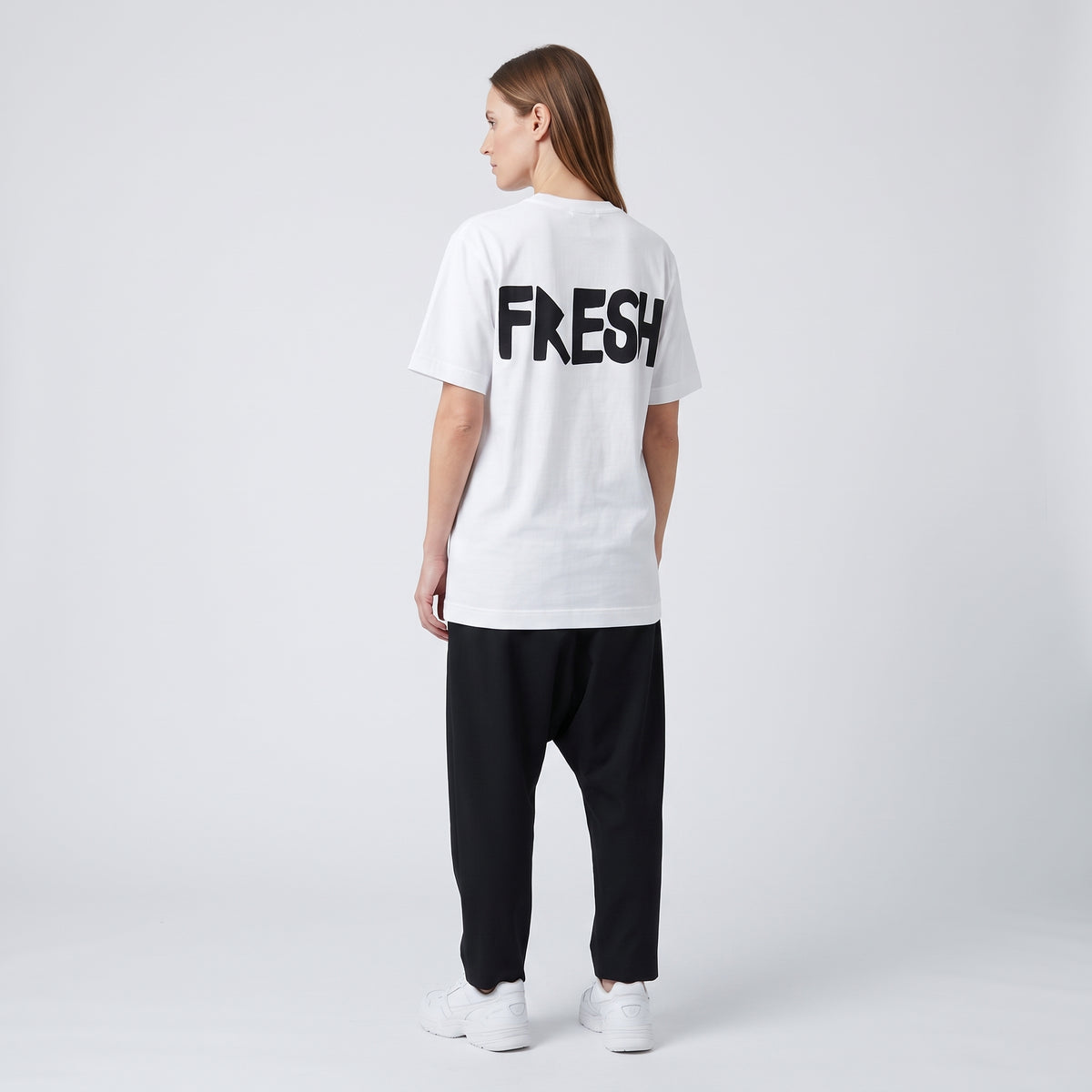 Mushroom Print Cotton T-Shirt