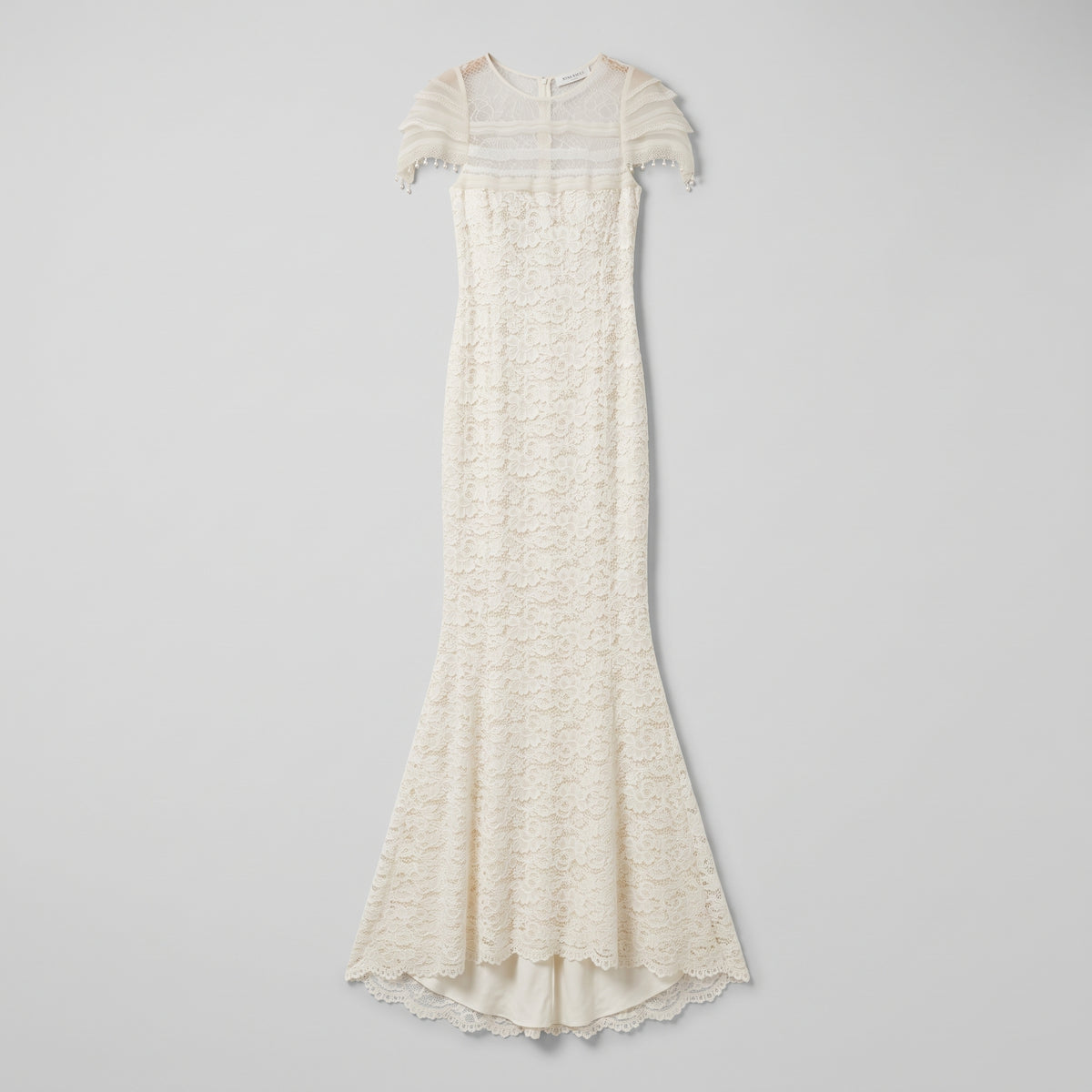 NINA RICCI Elegant Lace Mermaid Gown