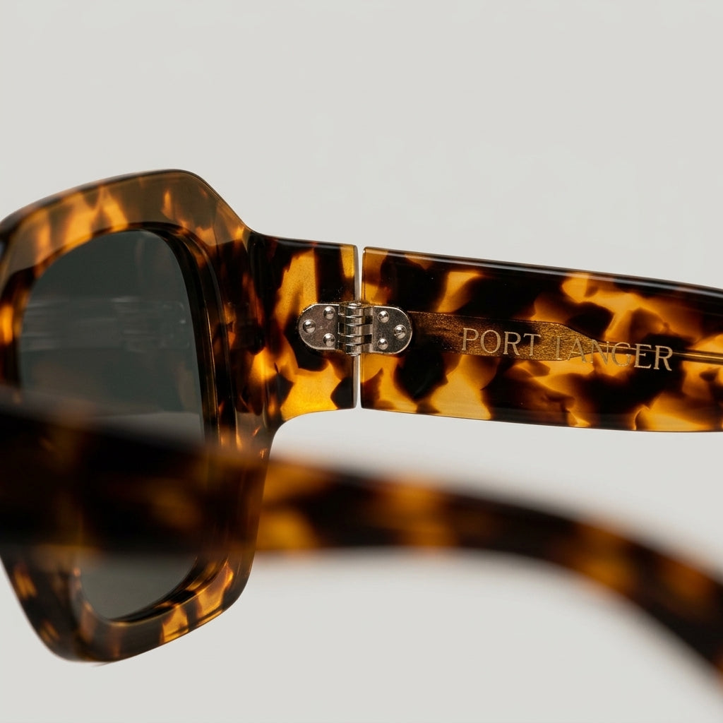 Oversized Tortoiseshell Square Sunglasses