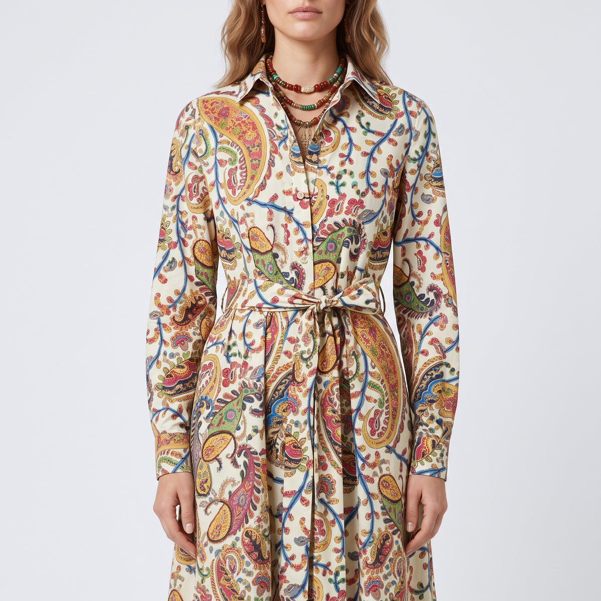 ETRO Paisley Print Midi Shirt Dress - view 2