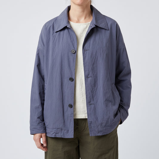 CASEY CASEY Washed Blue Buttoned Jacket - view 2