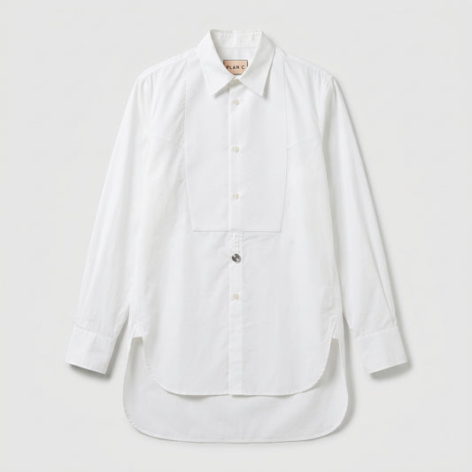 Bib Front Poplin Shirt