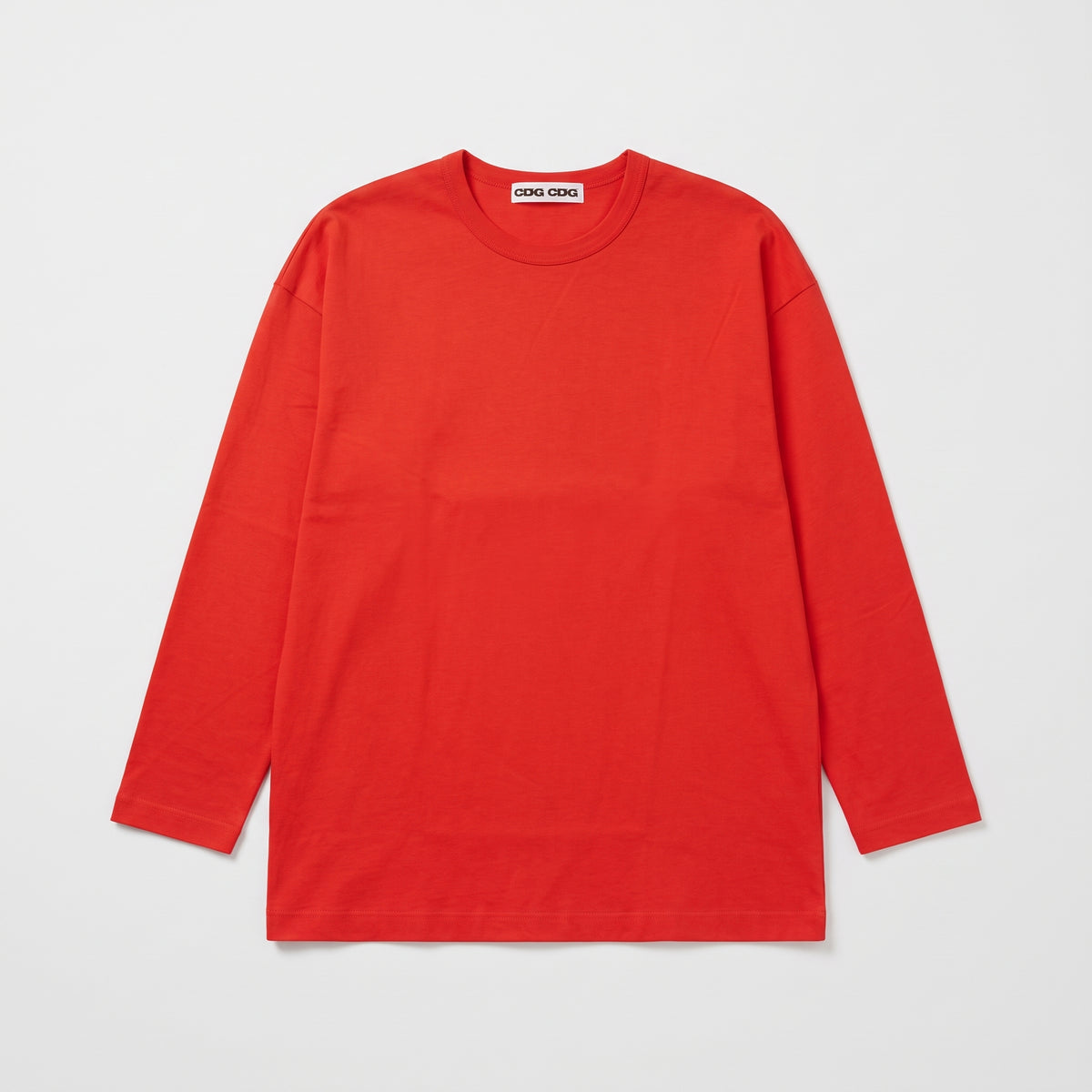 CDG CDG Classic Red Long Sleeve Tee