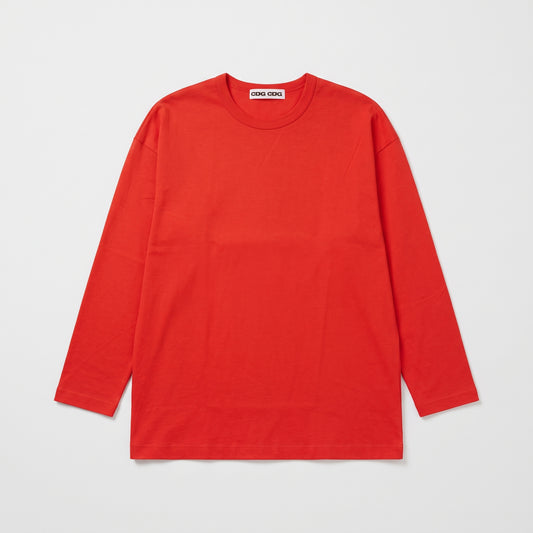 CDG CDG Classic Red Long Sleeve Tee