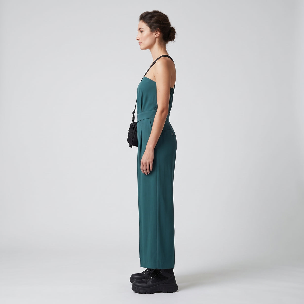 HYKE Strapless Wide Leg Jumpsuit - view 4