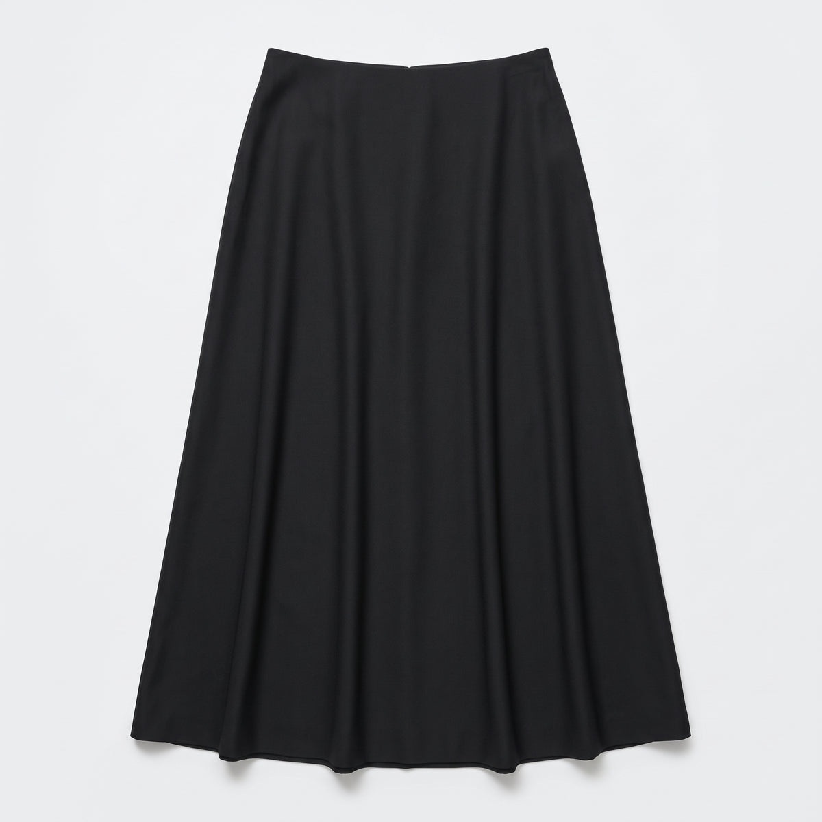 ALBERTA FERRETTI Classic Grey Midi A-Line Skirt