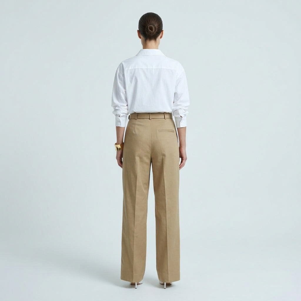NATAN Belted Tailored Wide-Leg Trousers - view 4