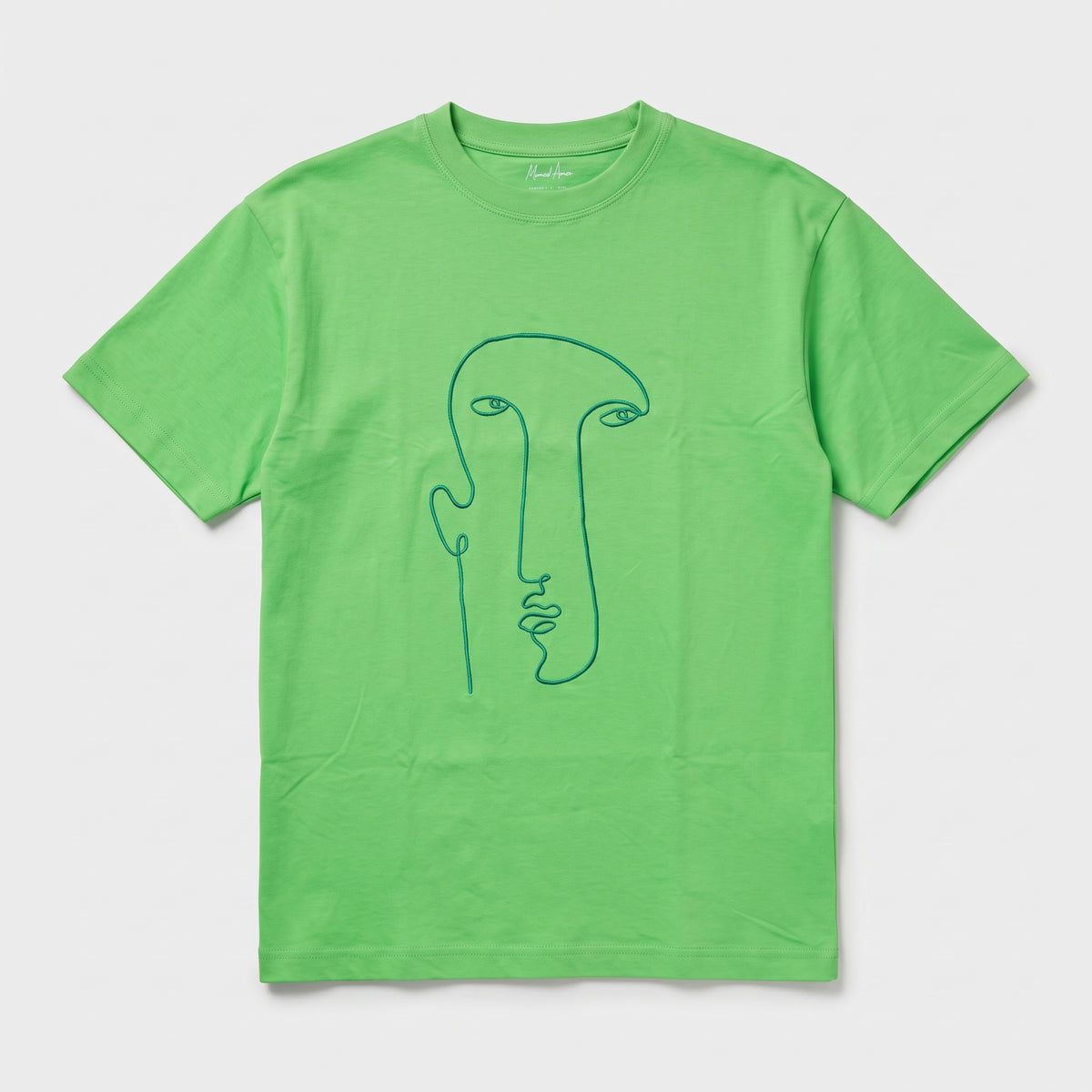 Pistachio Green Line Art Tee