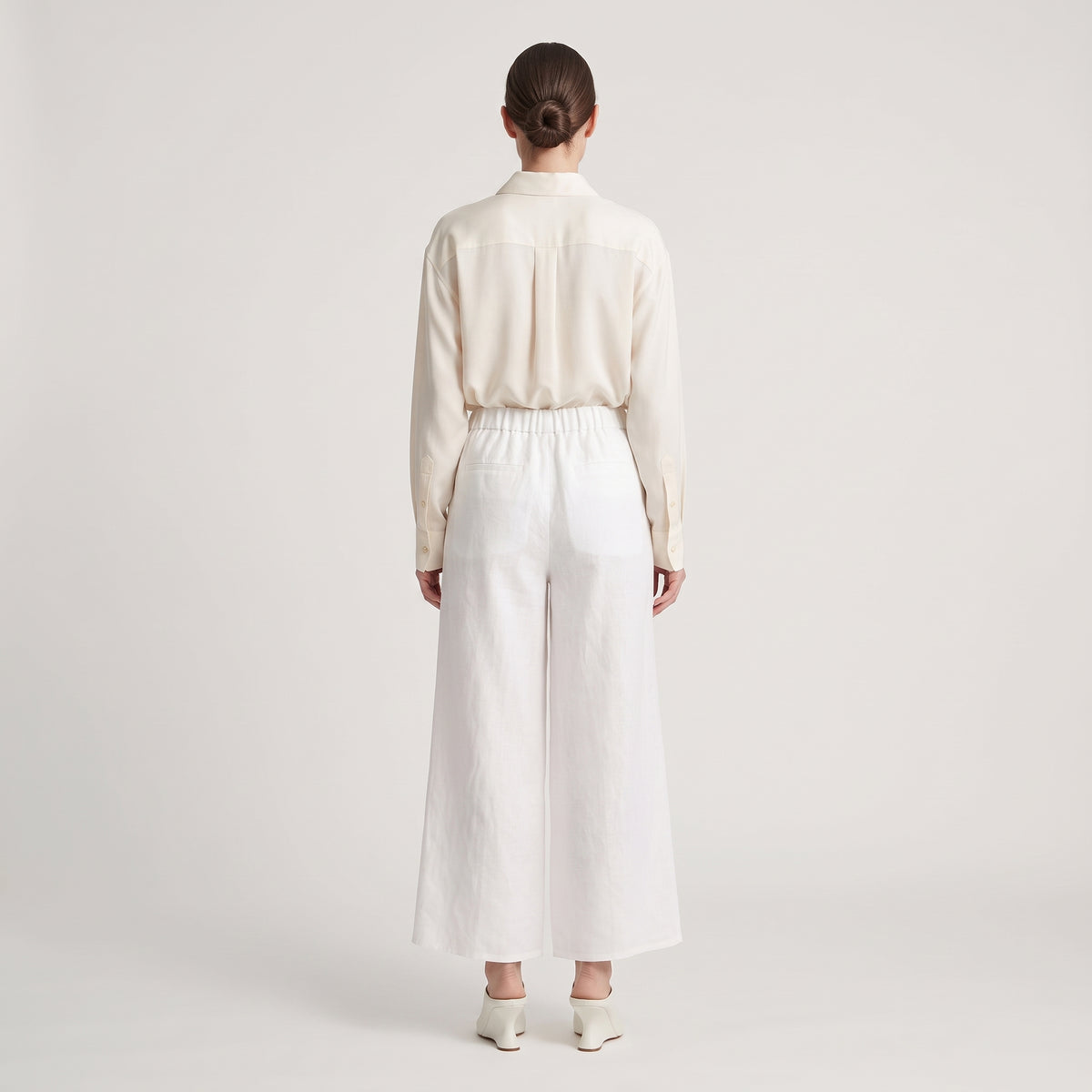DUSAN Relaxed Wide-Leg Trousers - view 5