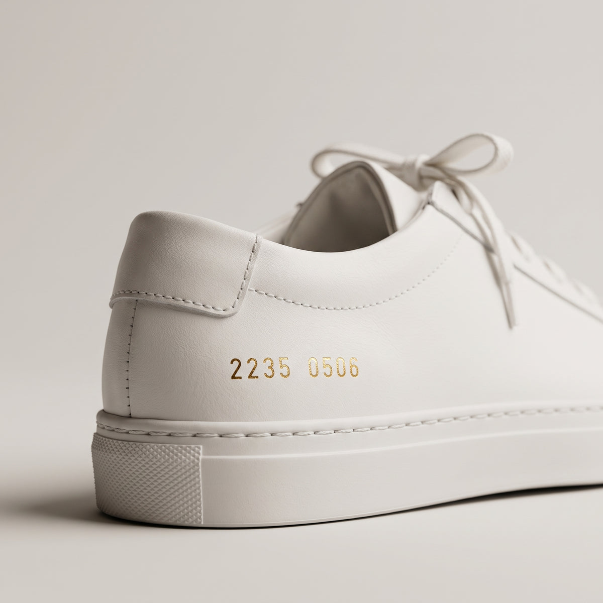 Minimalist White Leather Sneakers