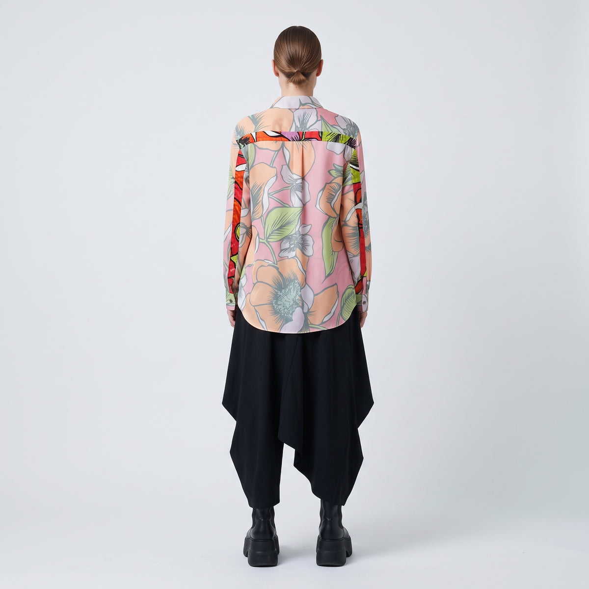 COMME DES GARCONS Multicolor Floral Long Sleeve Shirt - view 5