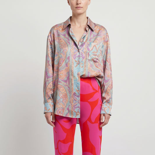 Vibrant Floral Stretch Trousers