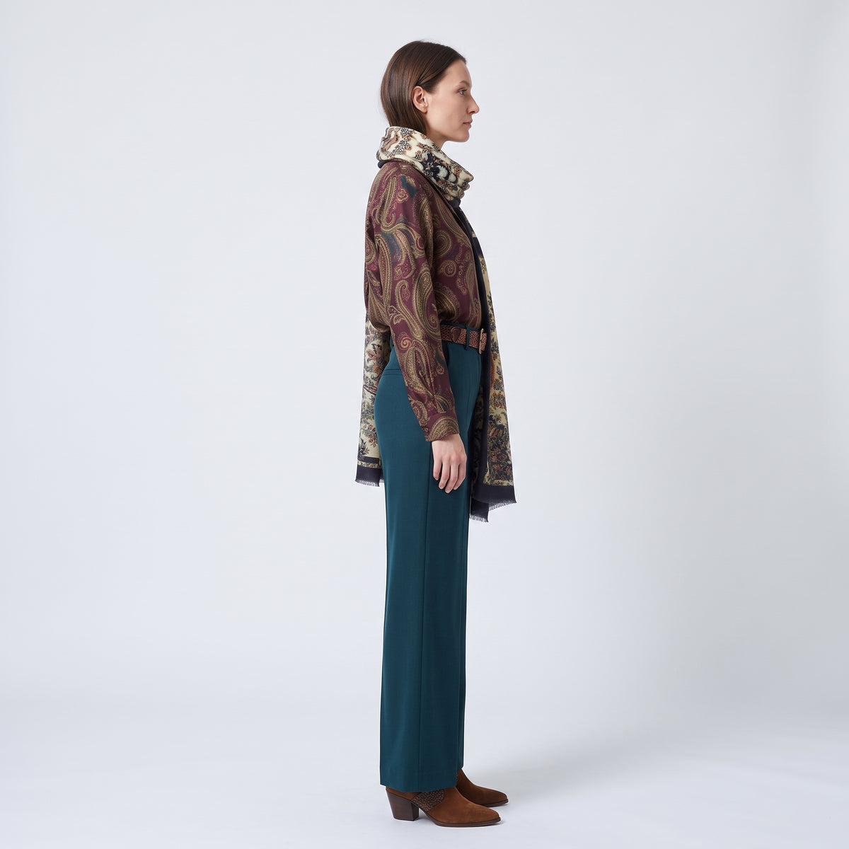 ETRO Paisley Print Fringed Scarf - view 4