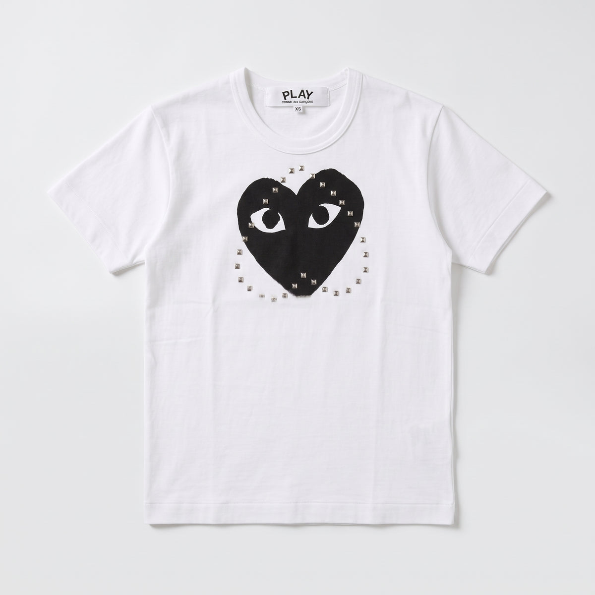 Studded Heart Cotton T-Shirt