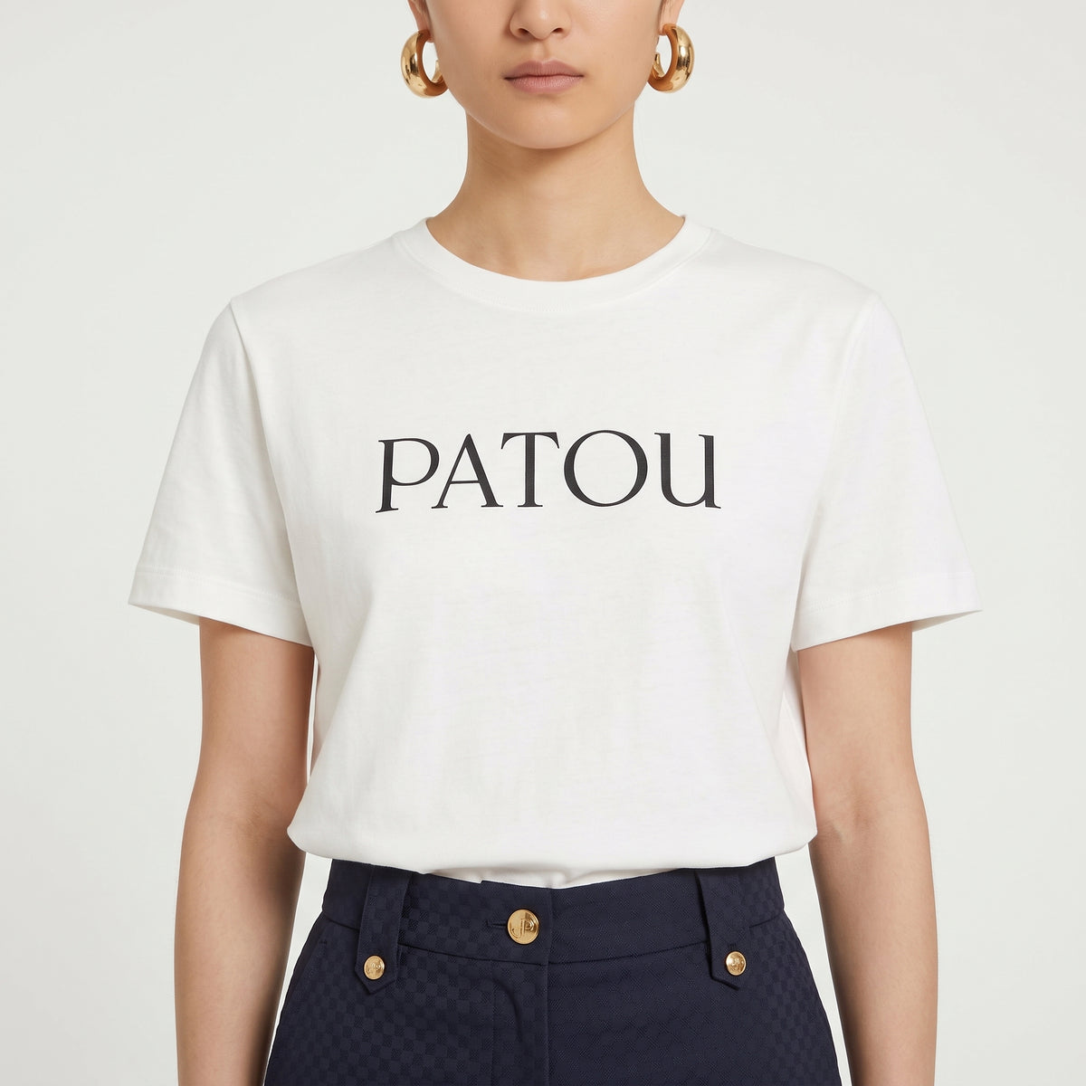 PATOU Classic Logo Cotton T-Shirt - view 2