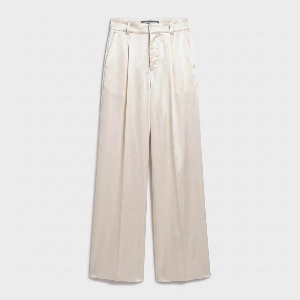 Elegant Satin Wide-Leg Trousers