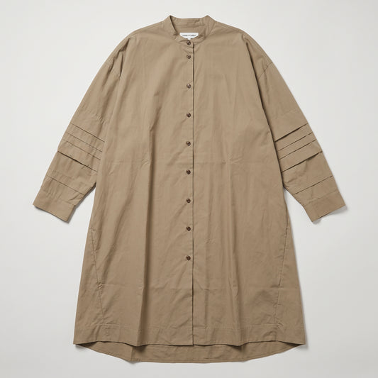 CASEY CASEY Pleated Sleeve Shirt Dress