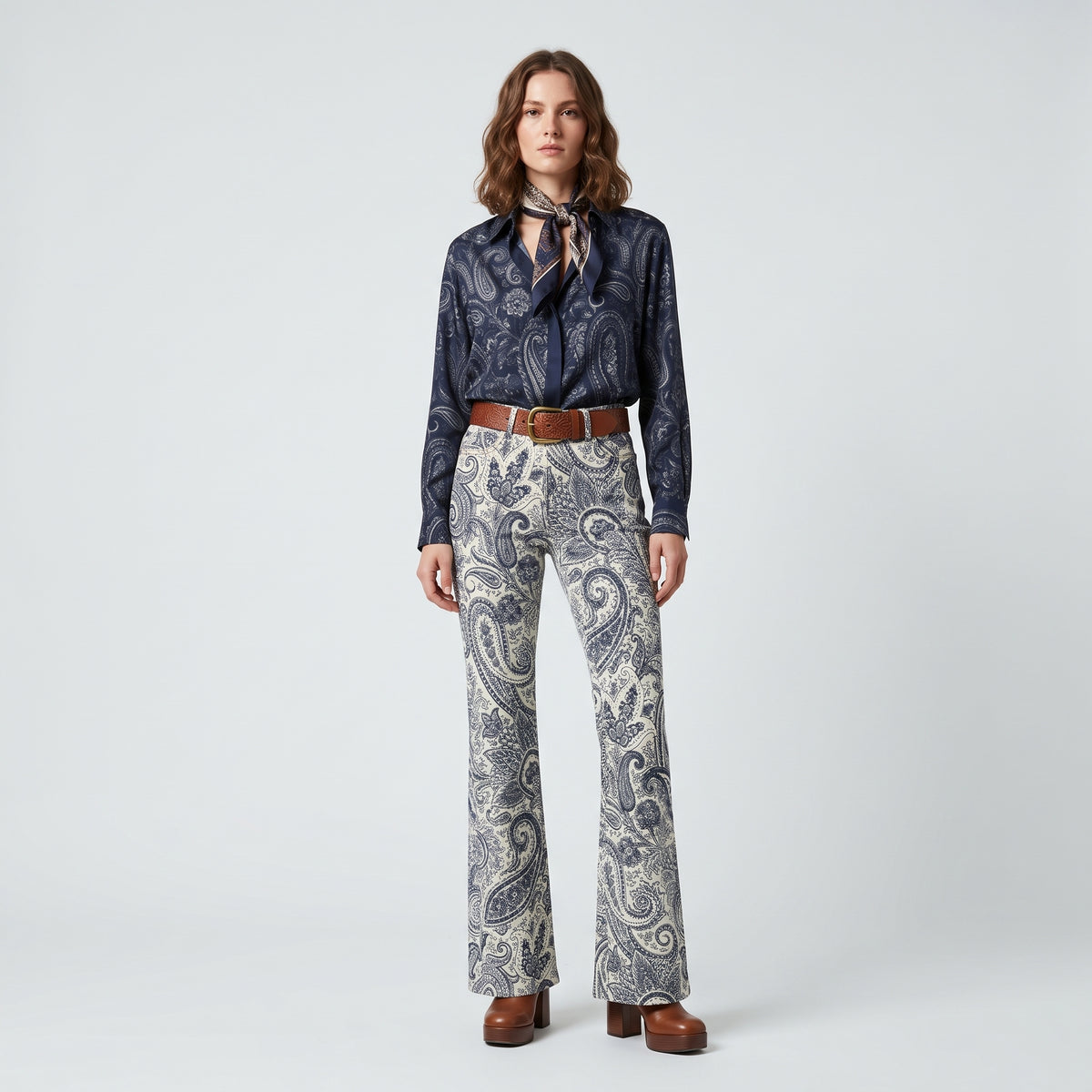 ETRO Paisley Print Flared Jeans - view 3