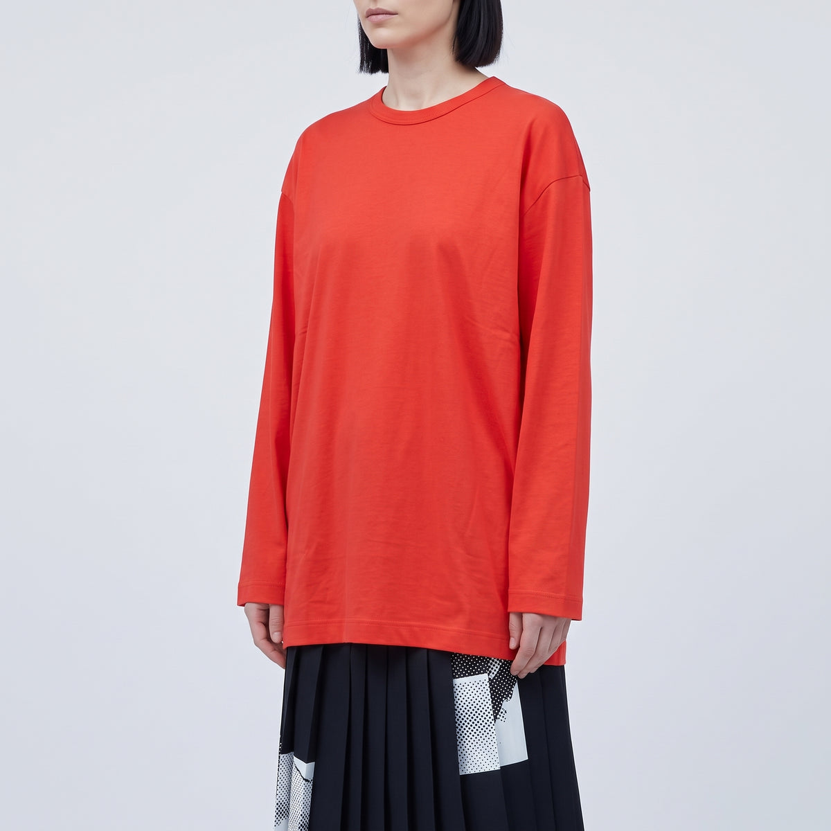 CDG CDG Classic Red Long Sleeve Tee - view 2
