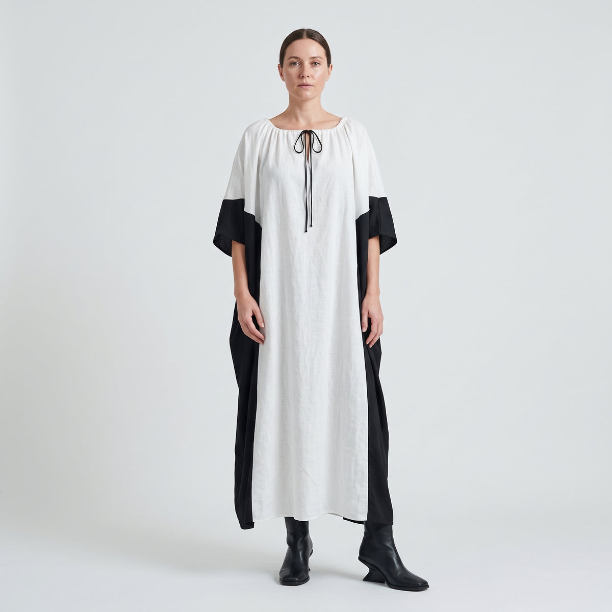 MIIN Color-Block Drawstring Shift Dress - view 3