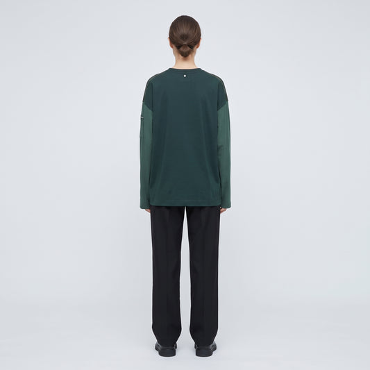 Utility Sleeve Green T-Shirt