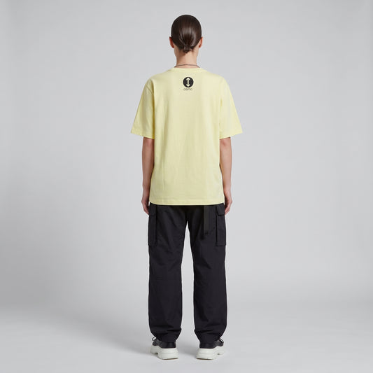 Yellow Graphic Cotton T-Shirt