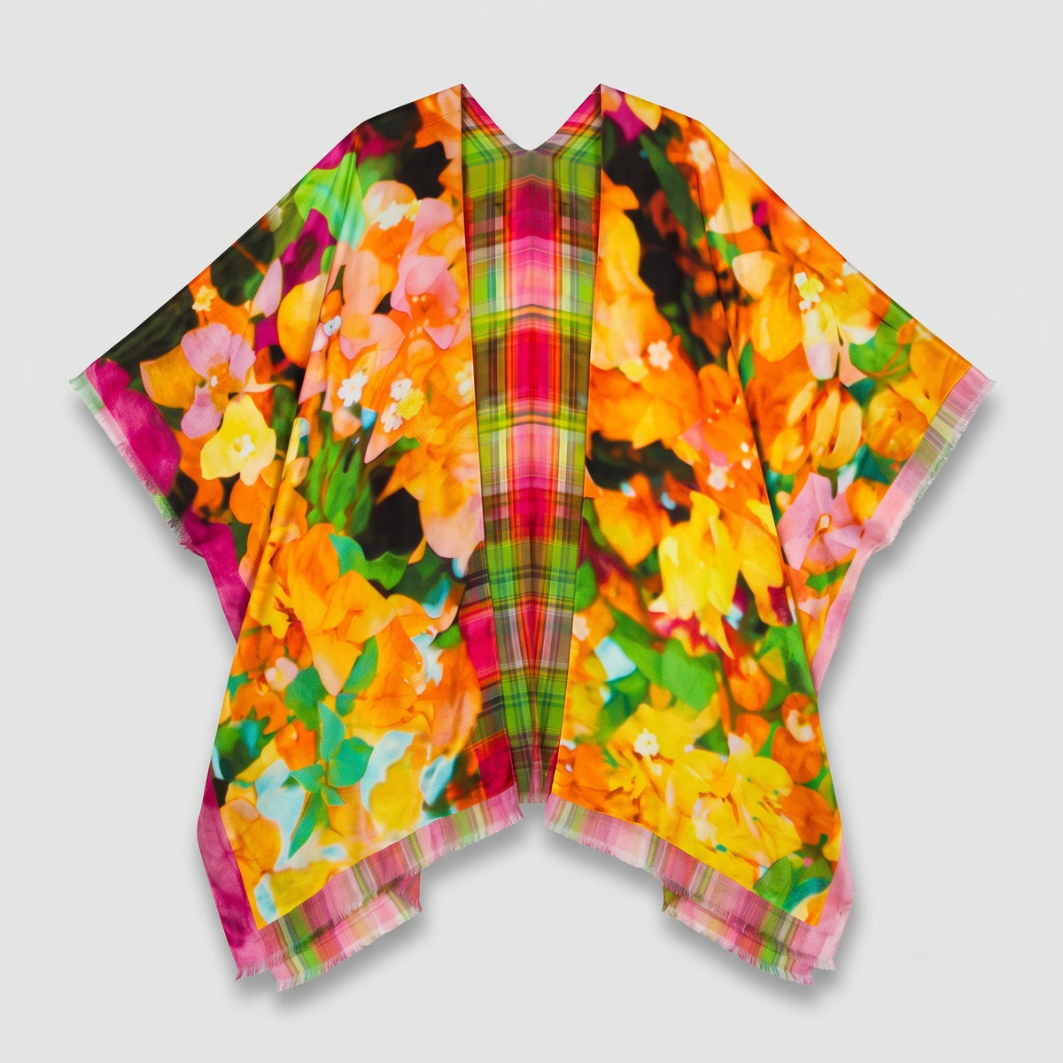 MAISON PASSAGE Bouquet Floral Print Kimono Wrap