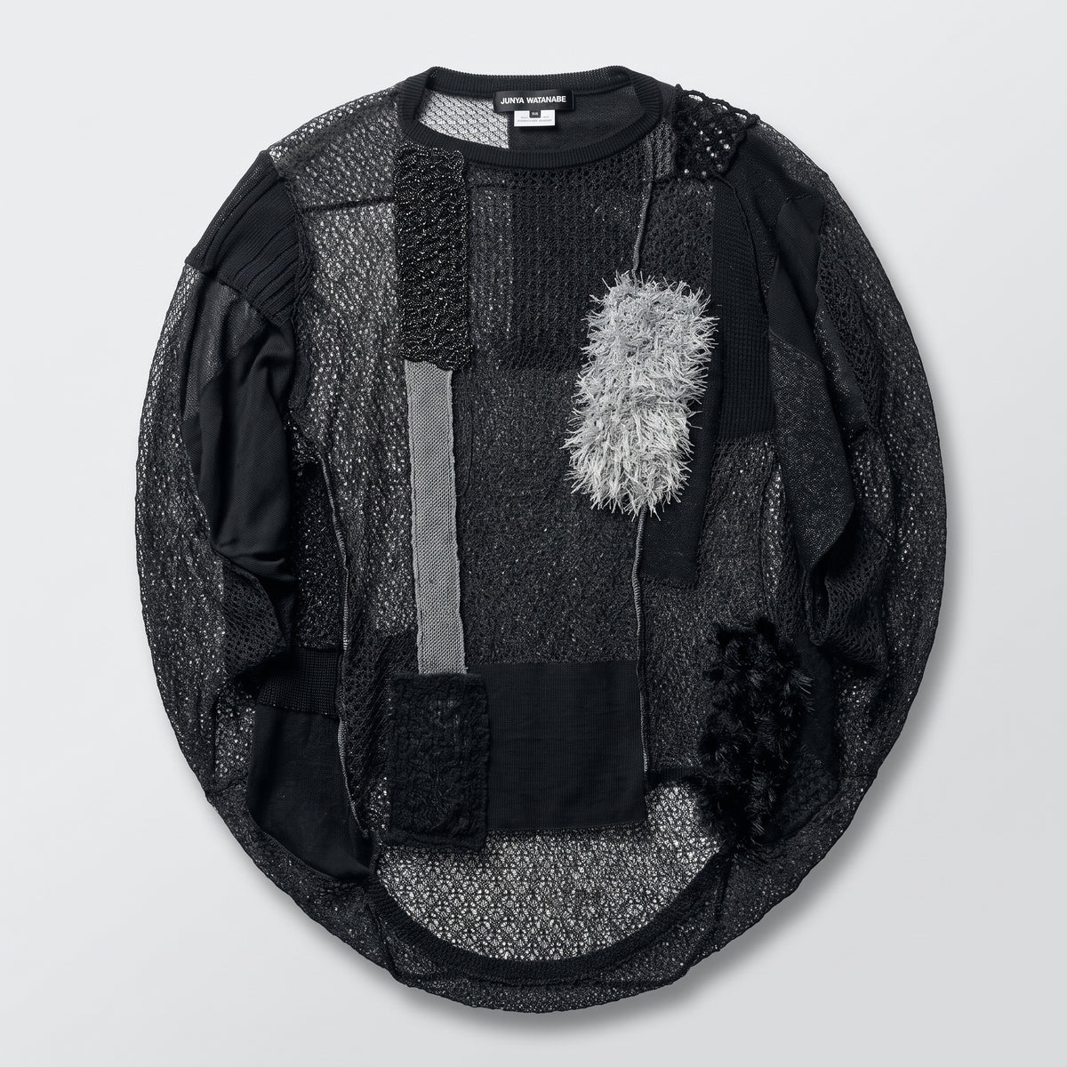 Deconstructed Patchwork Knit Top