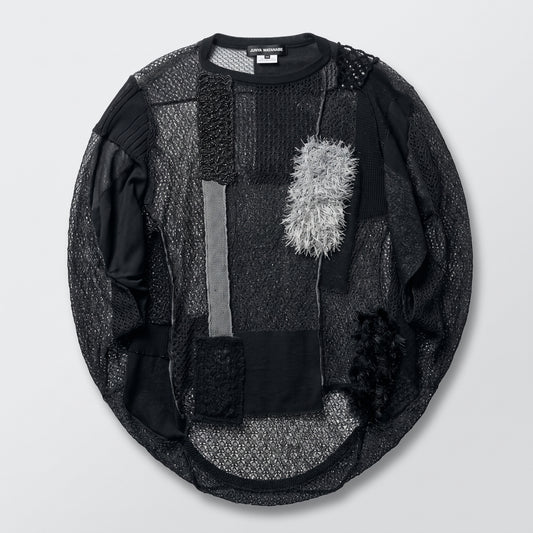 Deconstructed Patchwork Knit Top
