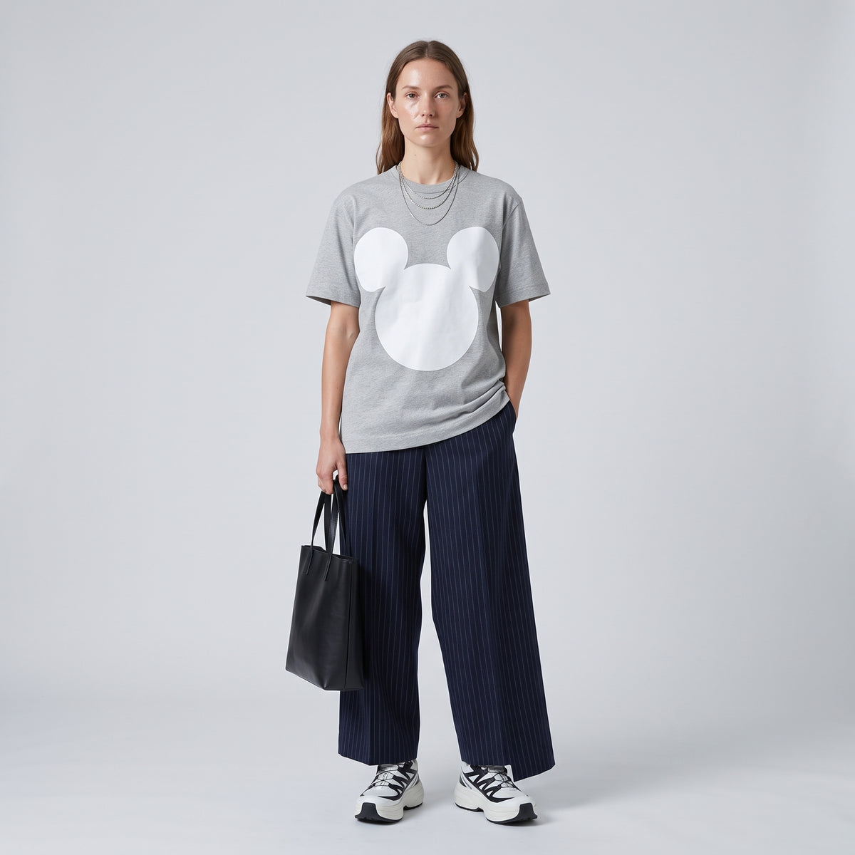 Mickey Silhouette Cotton T-Shirt