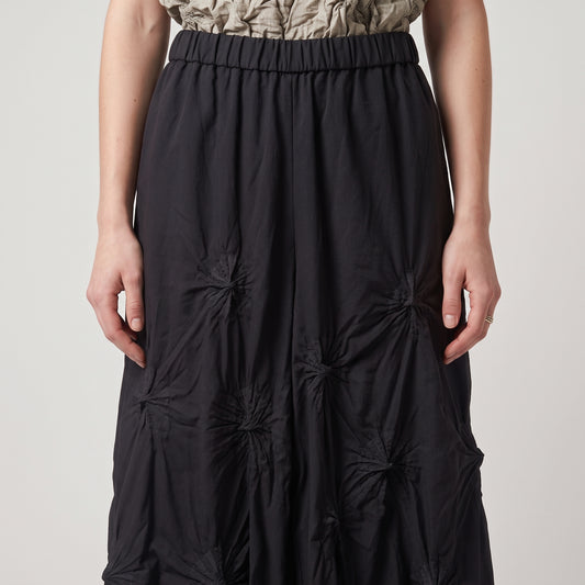 BUNZABURO Textured Shibori Wide Leg Pants - view 2