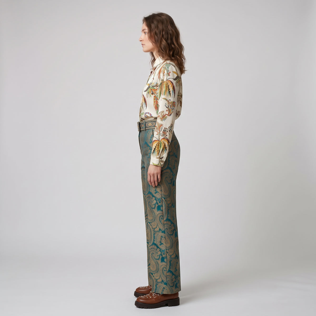 ETRO Tropical Print Silk Shirt - view 4