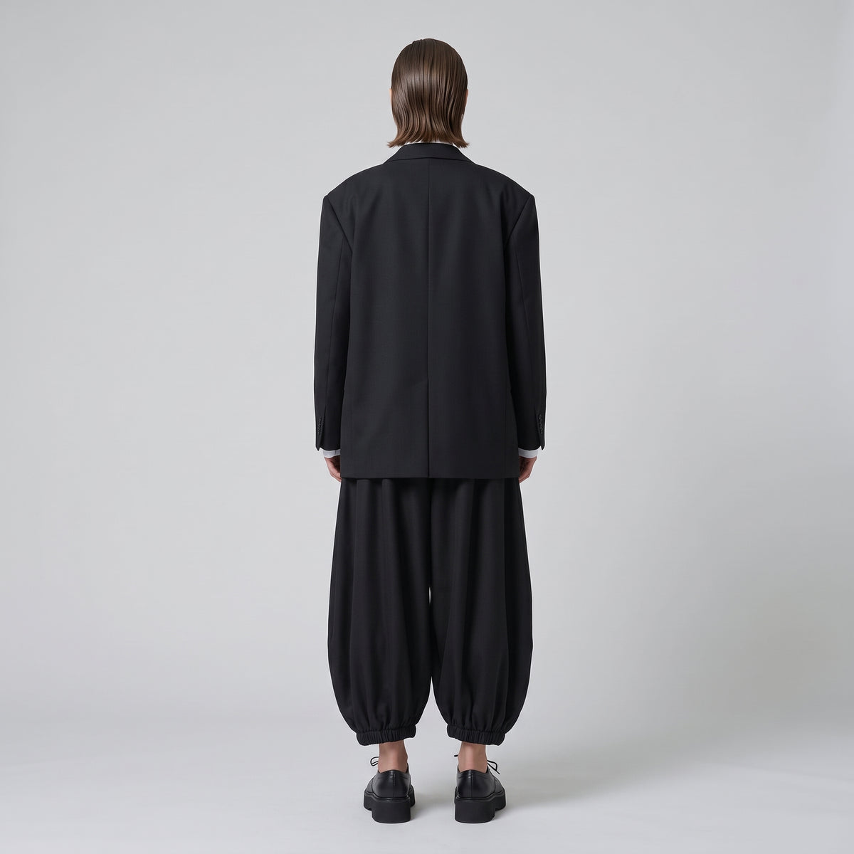 Black Elasticated Balloon Pants