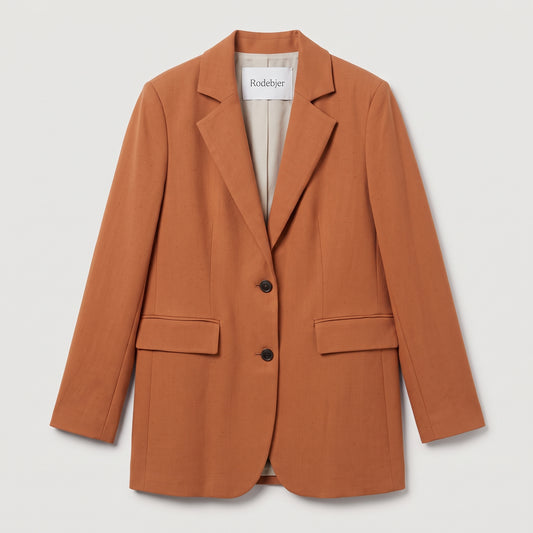 RODEBJER Tailored Rust Orange Blazer