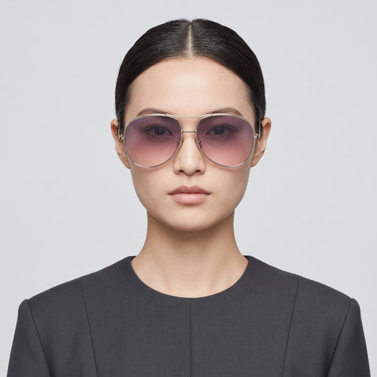 Classic Gradient Aviator Sunglasses