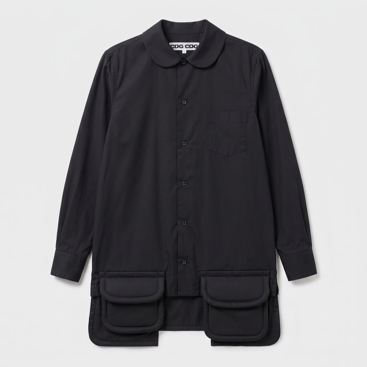 Peter Pan Collar Long Shirt