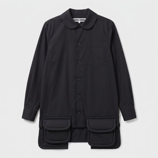 Peter Pan Collar Long Shirt