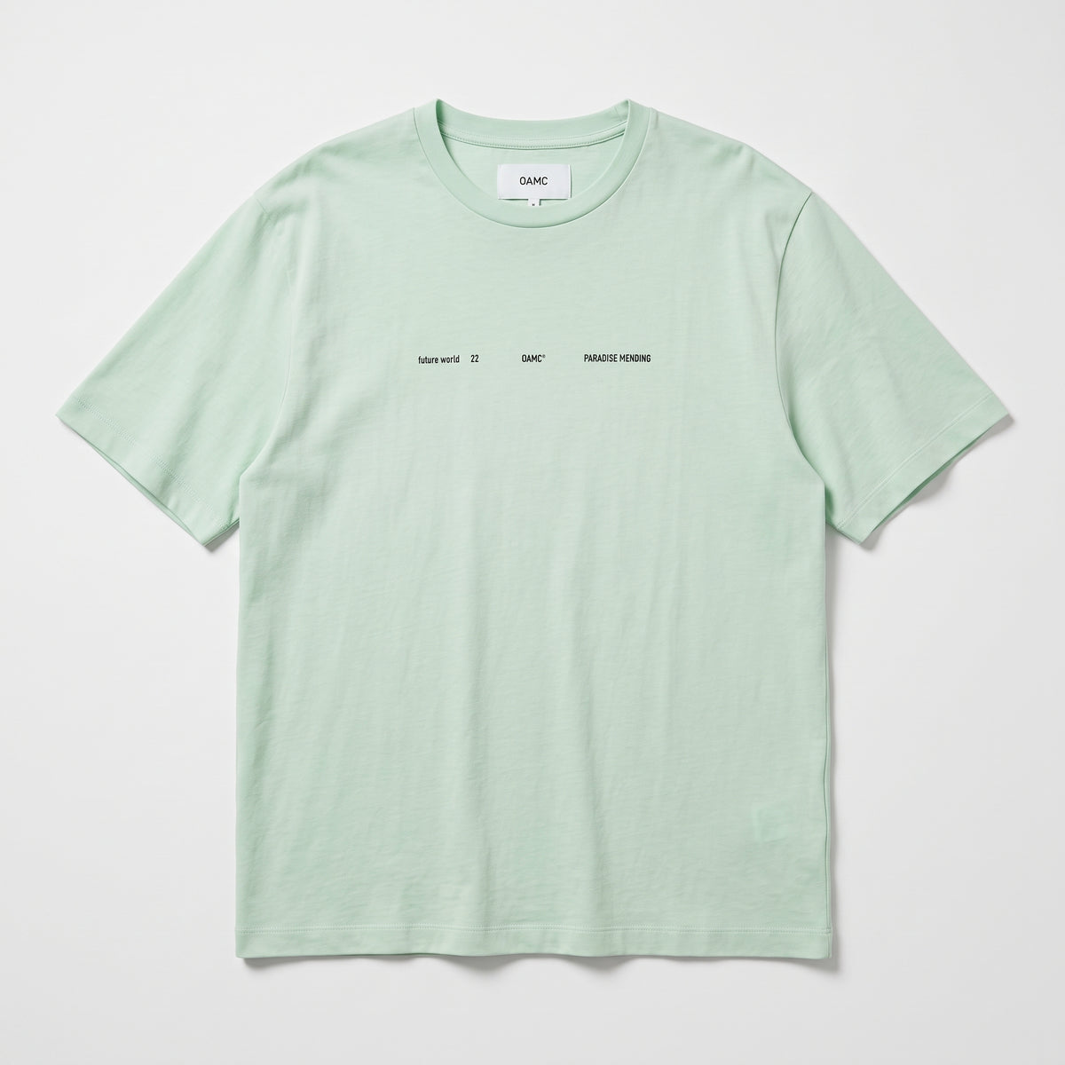Mint Green Graphic Printed Tee