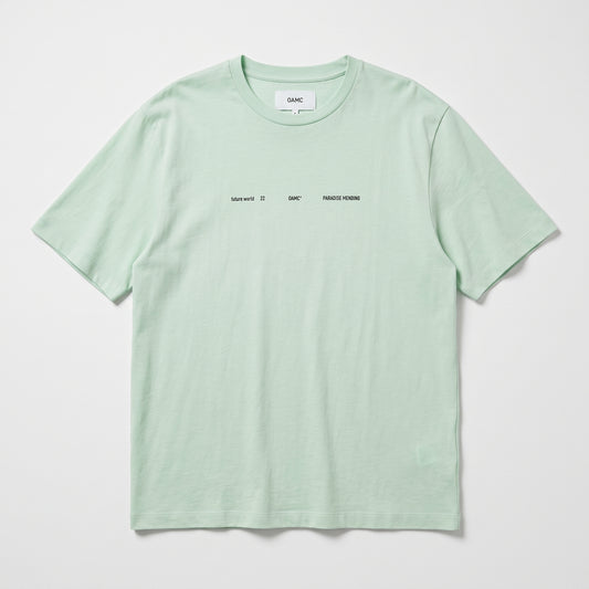 Mint Green Graphic Printed Tee