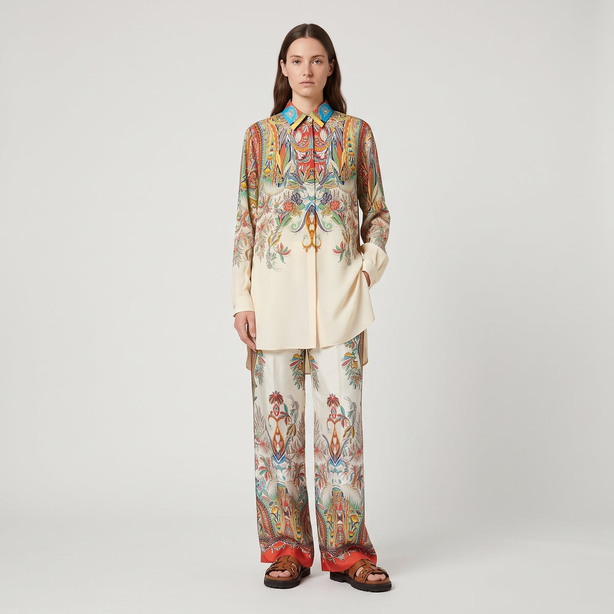 ETRO Paisley Print Long Sleeve Shirt - view 3