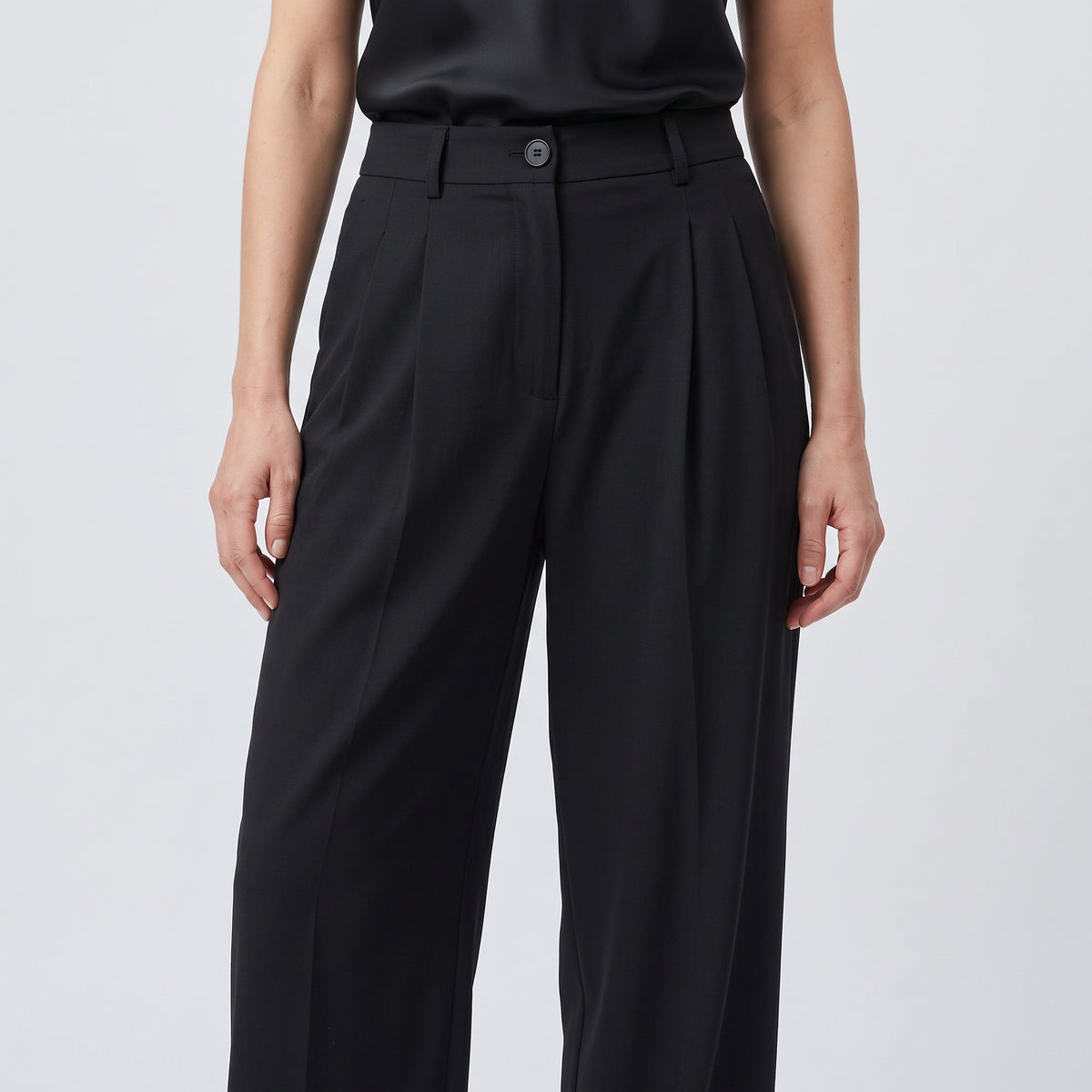 RODEBJER Wide Leg Pleated Trousers - view 2